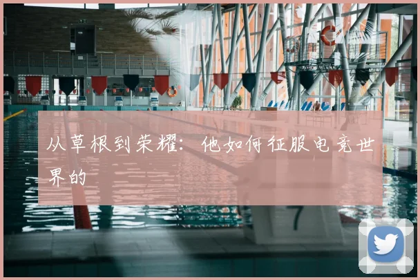 从草根到荣耀:他如何征服电竞世界的